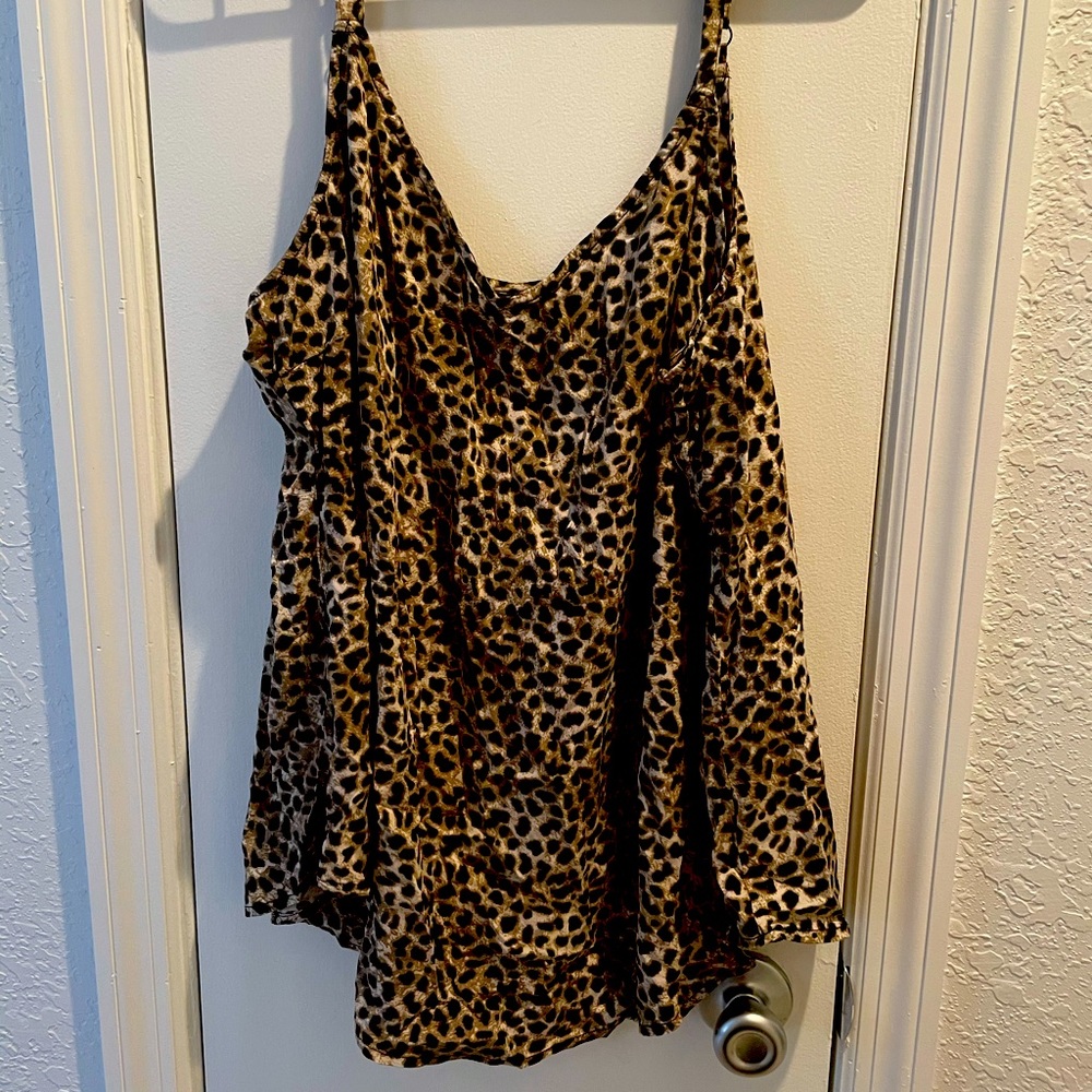 Leopard tank top